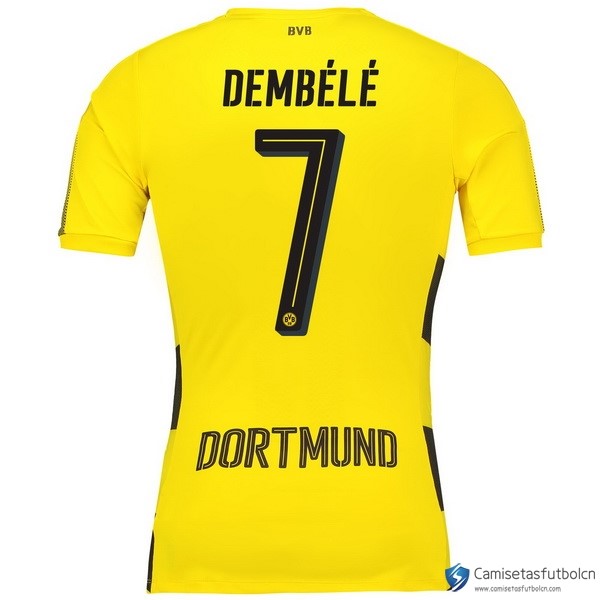 Camiseta Borussia Dortmund Primera equipo Dembele 2017-18